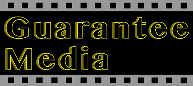 Guarantee media logo. Freelance videographer photographer editor